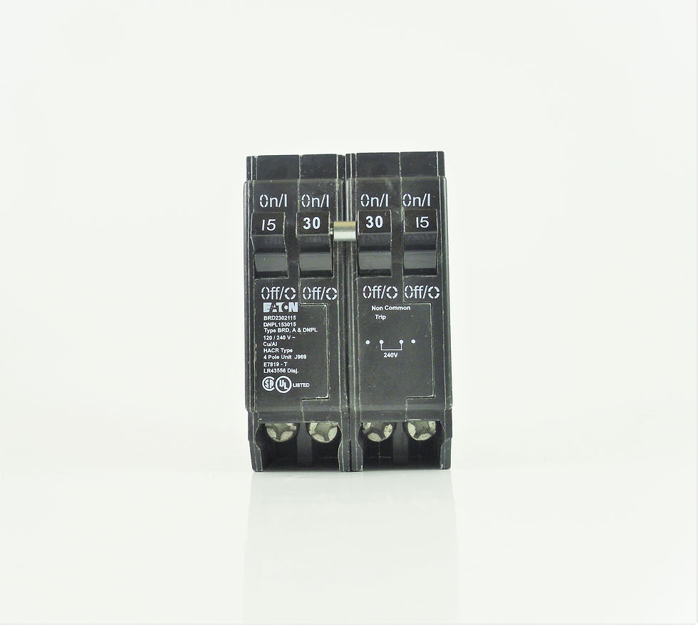 Cutler Hammer DNPL153015CTNC 15/30/15A 120/240V Quad Breaker