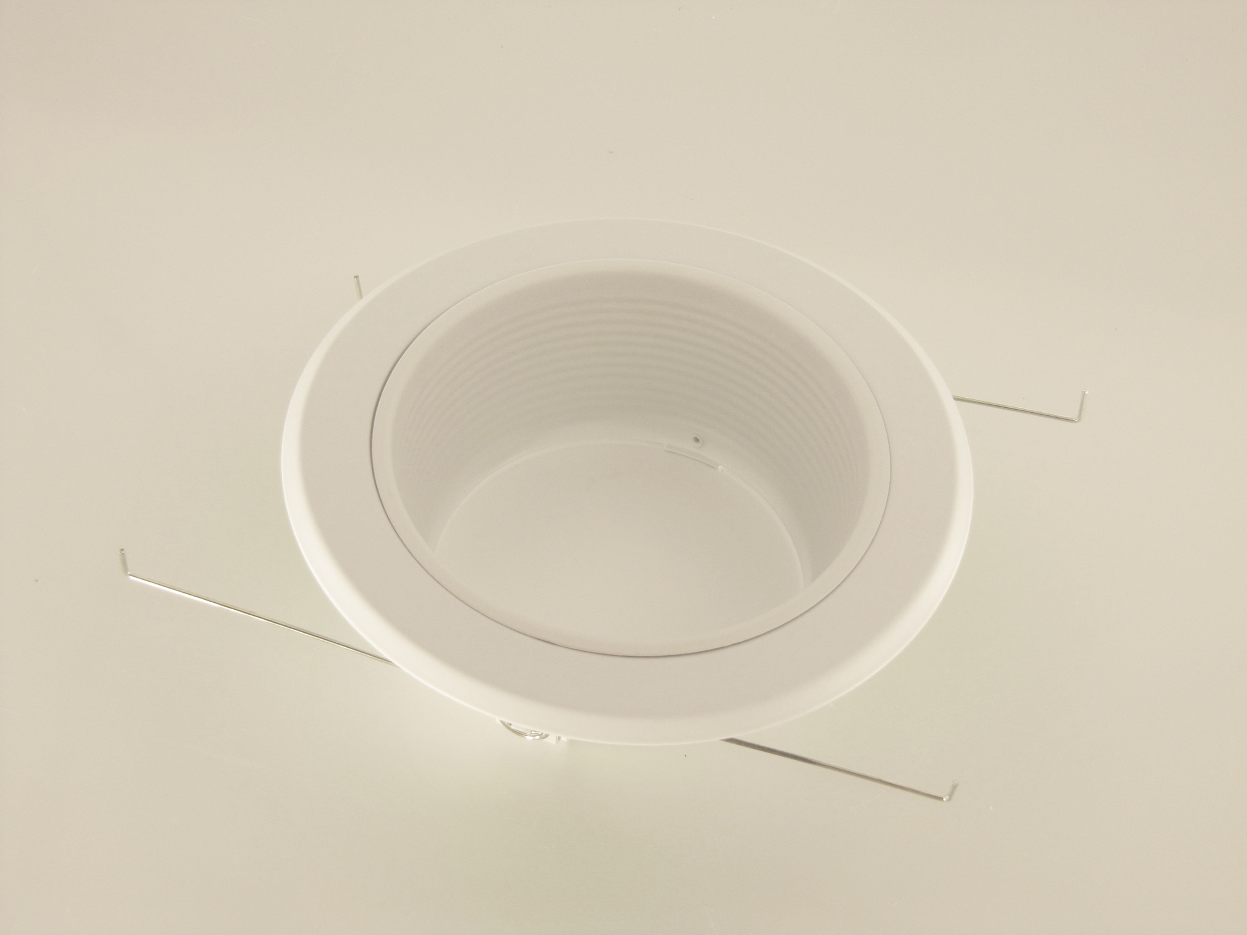 5" White Baffle Trim