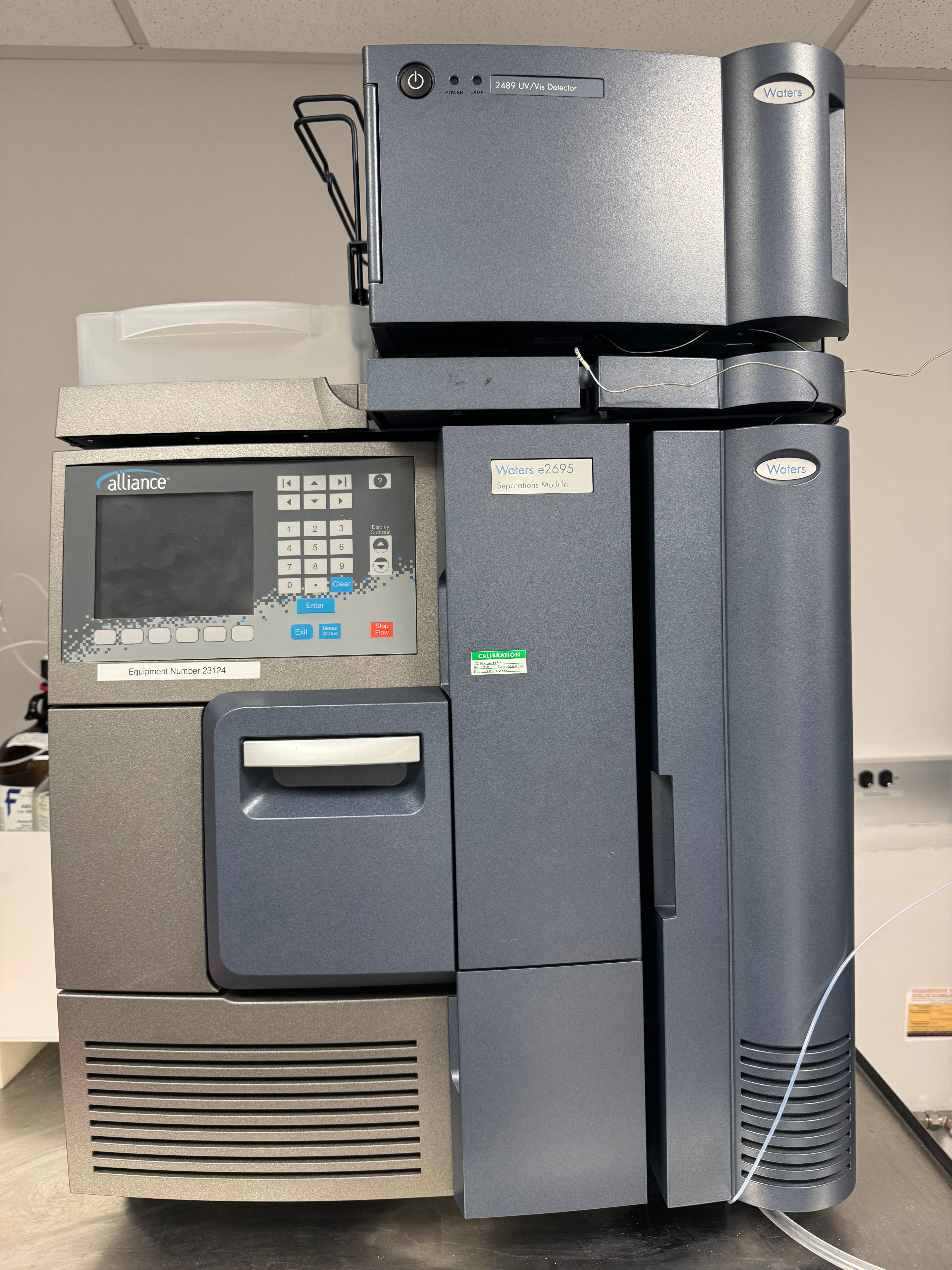 Waters e2695 HPLC 2489 UV-VIS and column compartment