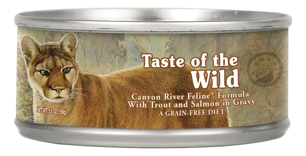 Taste of the Wild Canyon River Feline para gato adulto sabor trucha x 10 uni
