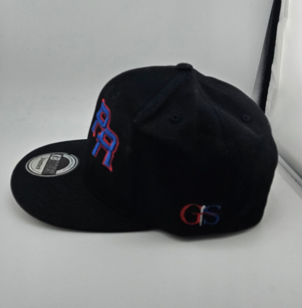 Thumbnail: Nuyorican embroidered hat left side view