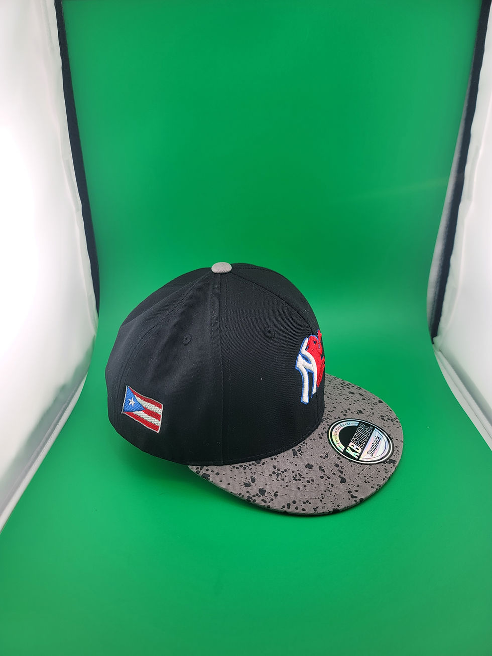 Thumbnail:  Custom Boriken Coquí Yankee Hat – Puerto Rican Flag Embroidered Cap with Name 