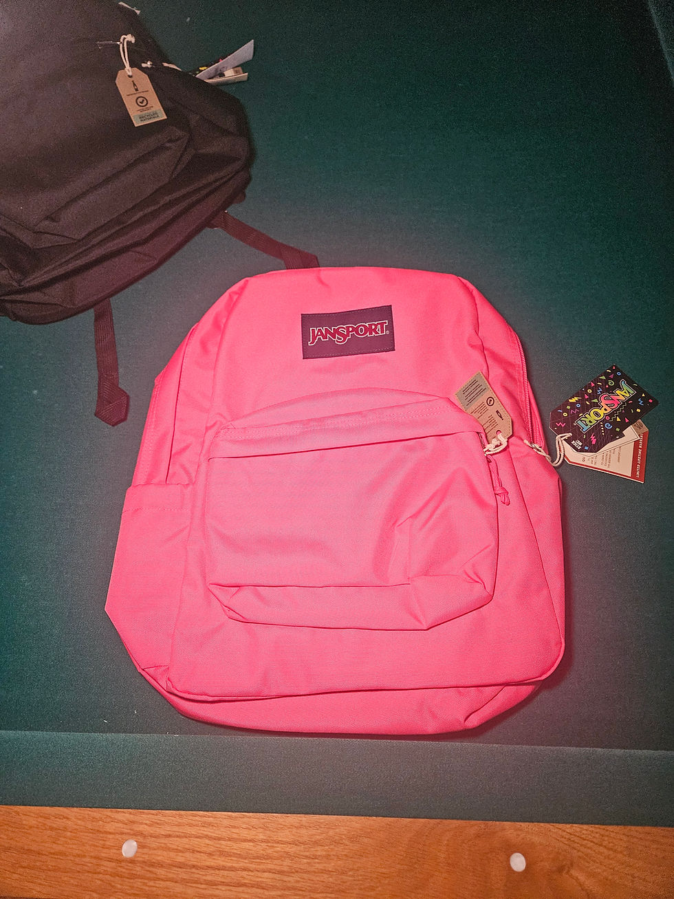Thumbnail: Pink Jansport front view