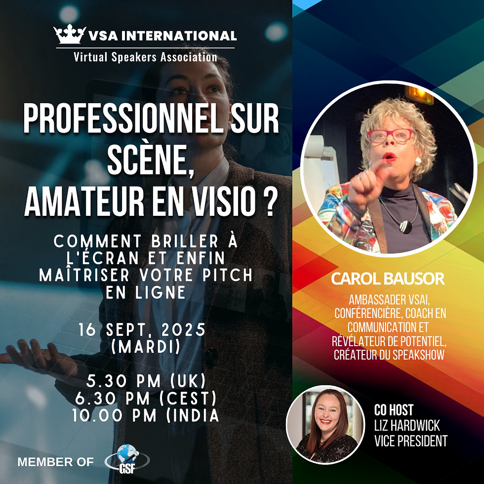 Professionnel sur scène, amateur en visio ?