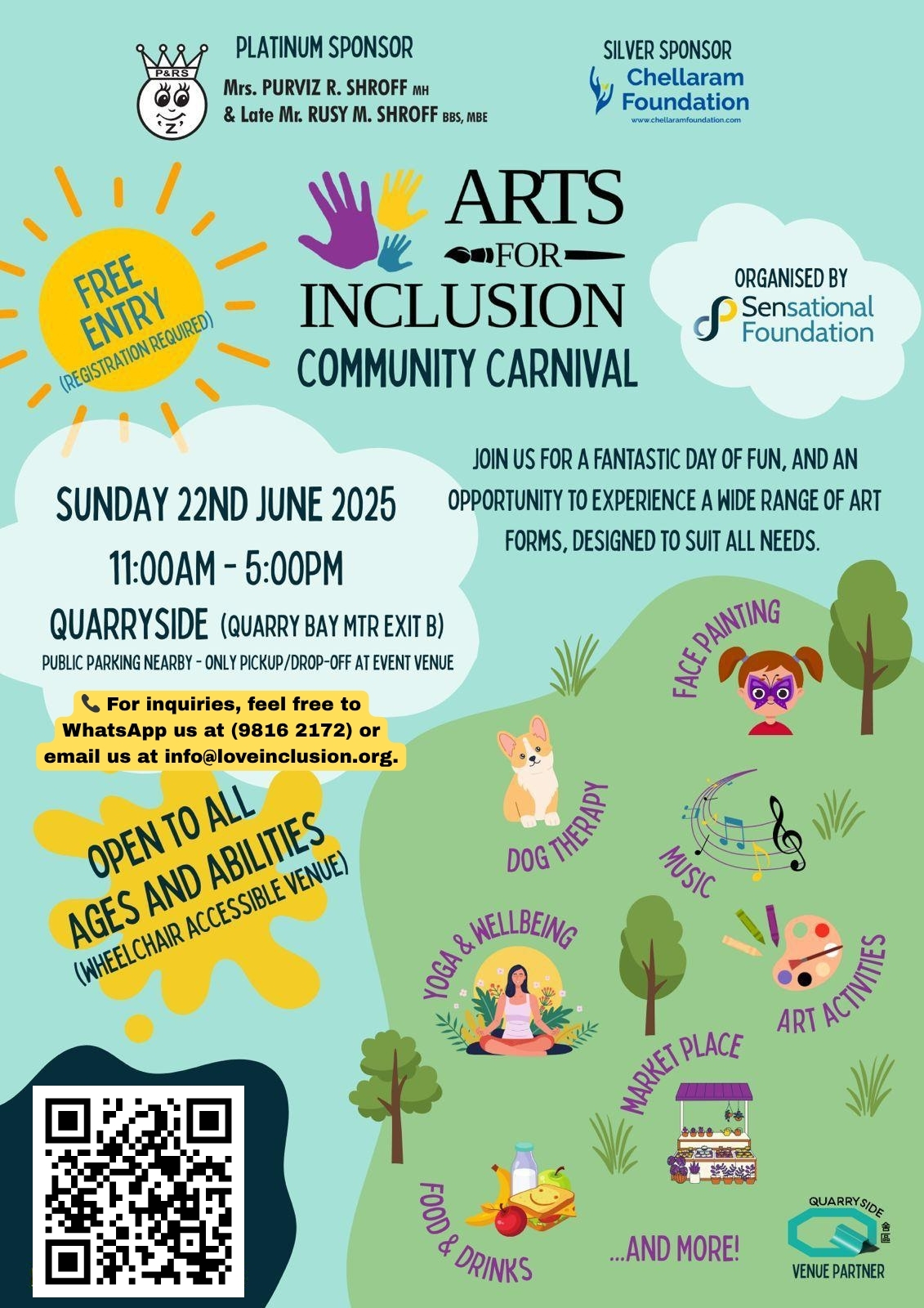 20250607 Arts for Inclusion Community Carnival poster