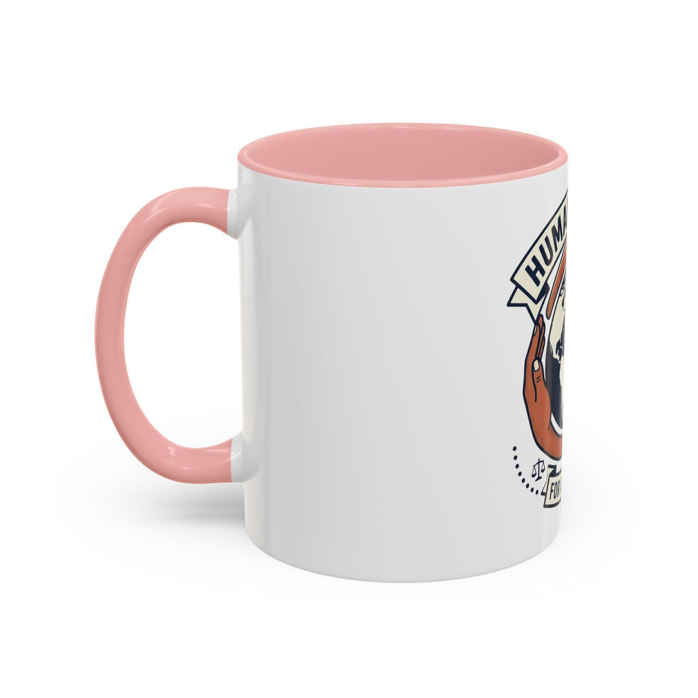 Thumbnail: Human Rights Globe Coffee Mug — "Human Rights for Everyone" Accent Mug