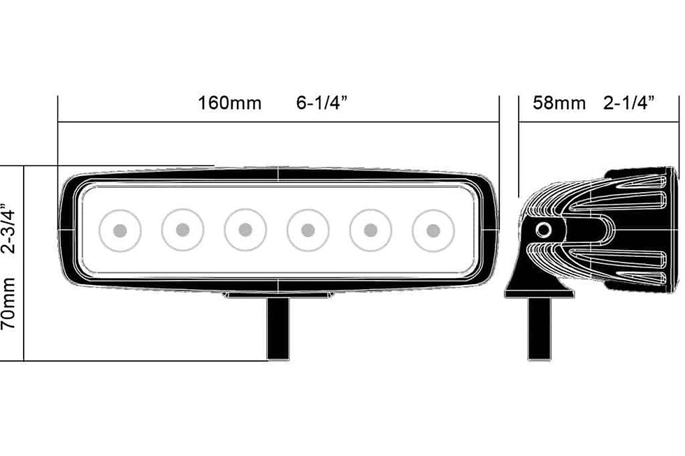 Thumbnail: 6" Compact Auxiliary LED Light