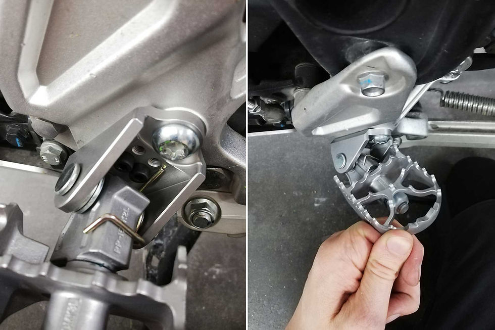 Thumbnail: Donner Tech Footpeg Lowering Brackets - T700