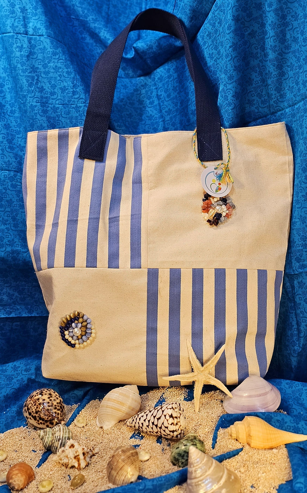 Thumbnail: Tote Bag Garis Biru