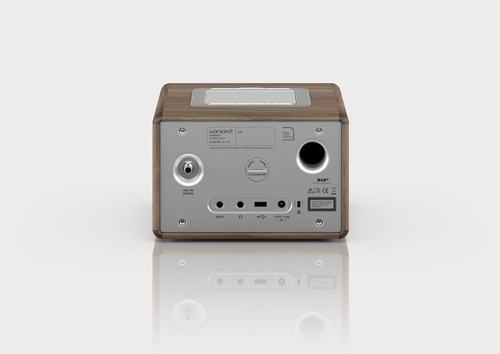Thumbnail: DAB Radio And CD Player - MINIMAL COLLECTION 000077 CD 2 Walnut