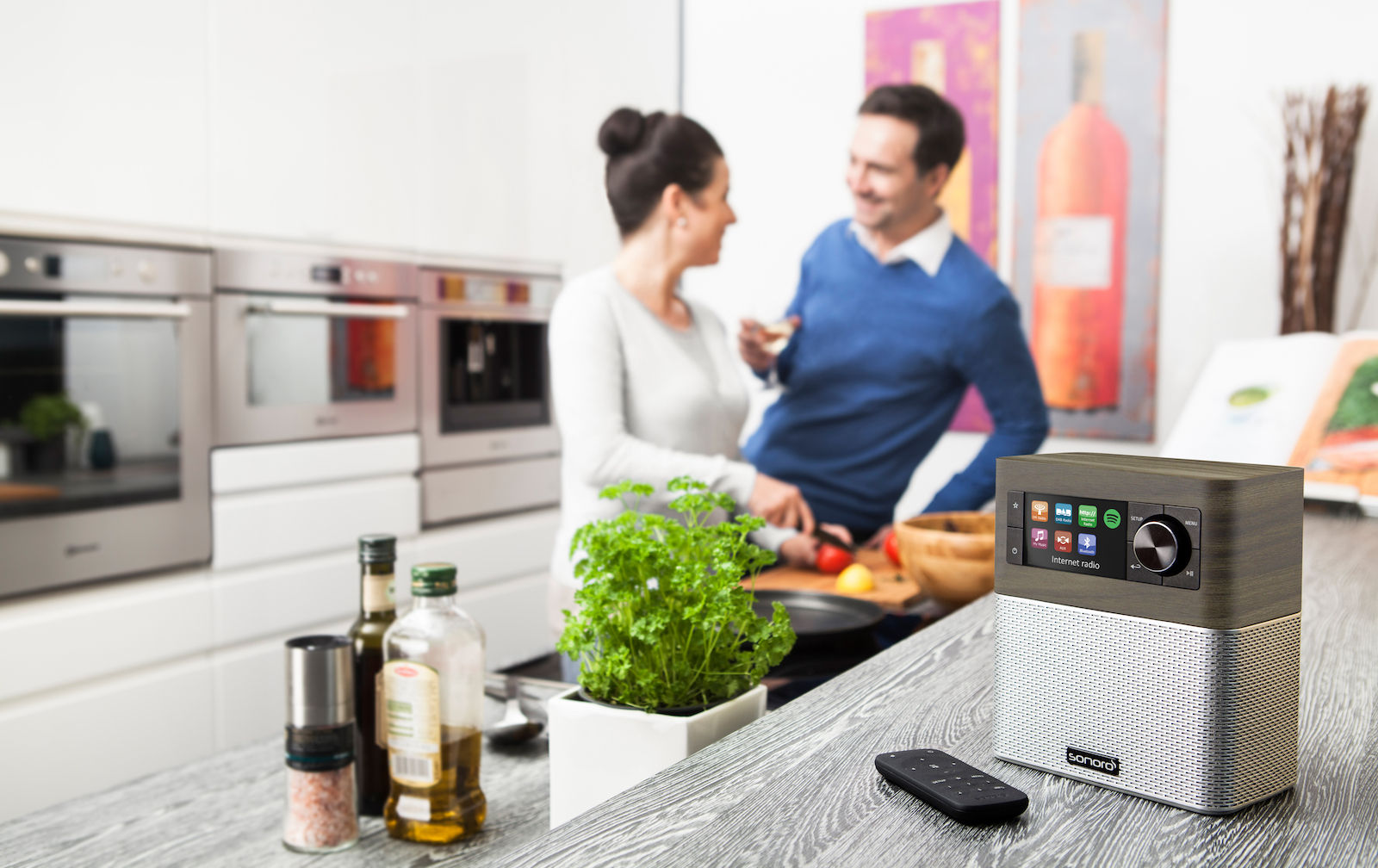 DAB Radio And Multi Room Bluetooth Speaker MINIMAL COLLECTION 000073 Stream