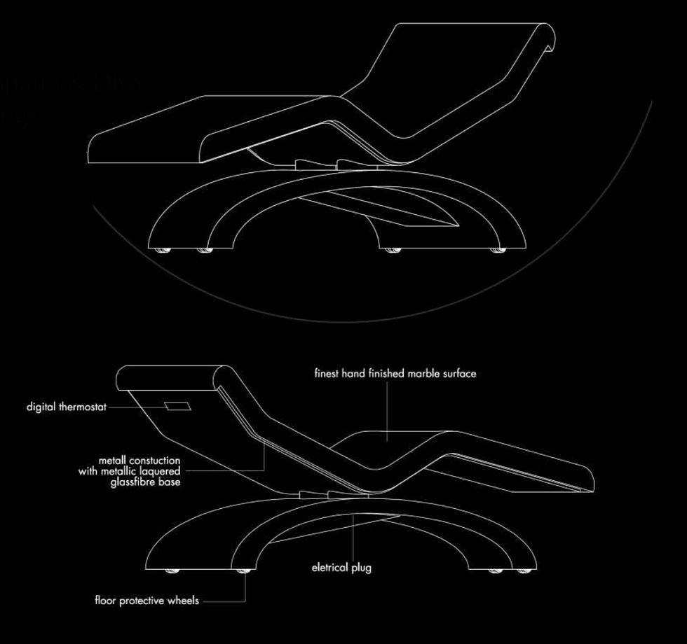 Miniatura: Cleopatra Classic Ivory COLEÇÃO MINIMAL 00001576