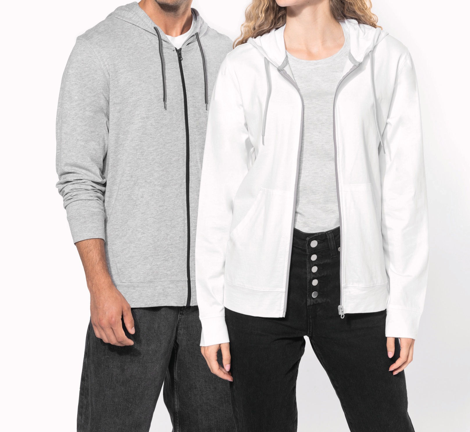 Veste unisexe Légère en Coton, à capuche