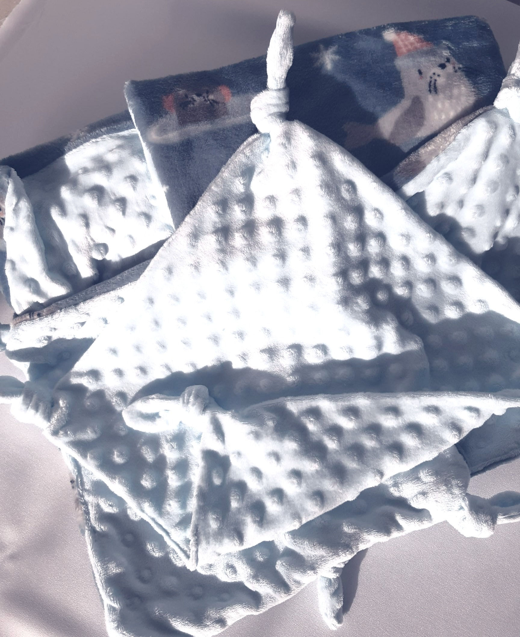 Doudou  PHOQUES en Minky