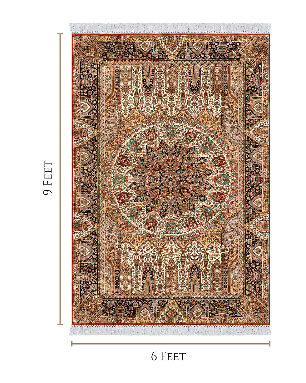 Thumbnail: Shalimar Jali Mandala (6'x9' )