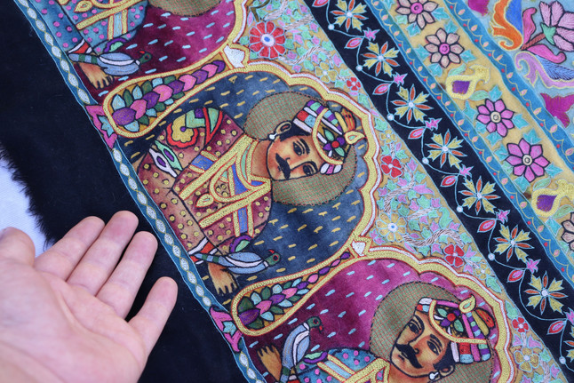 Kalamkari Pashmina Shawl