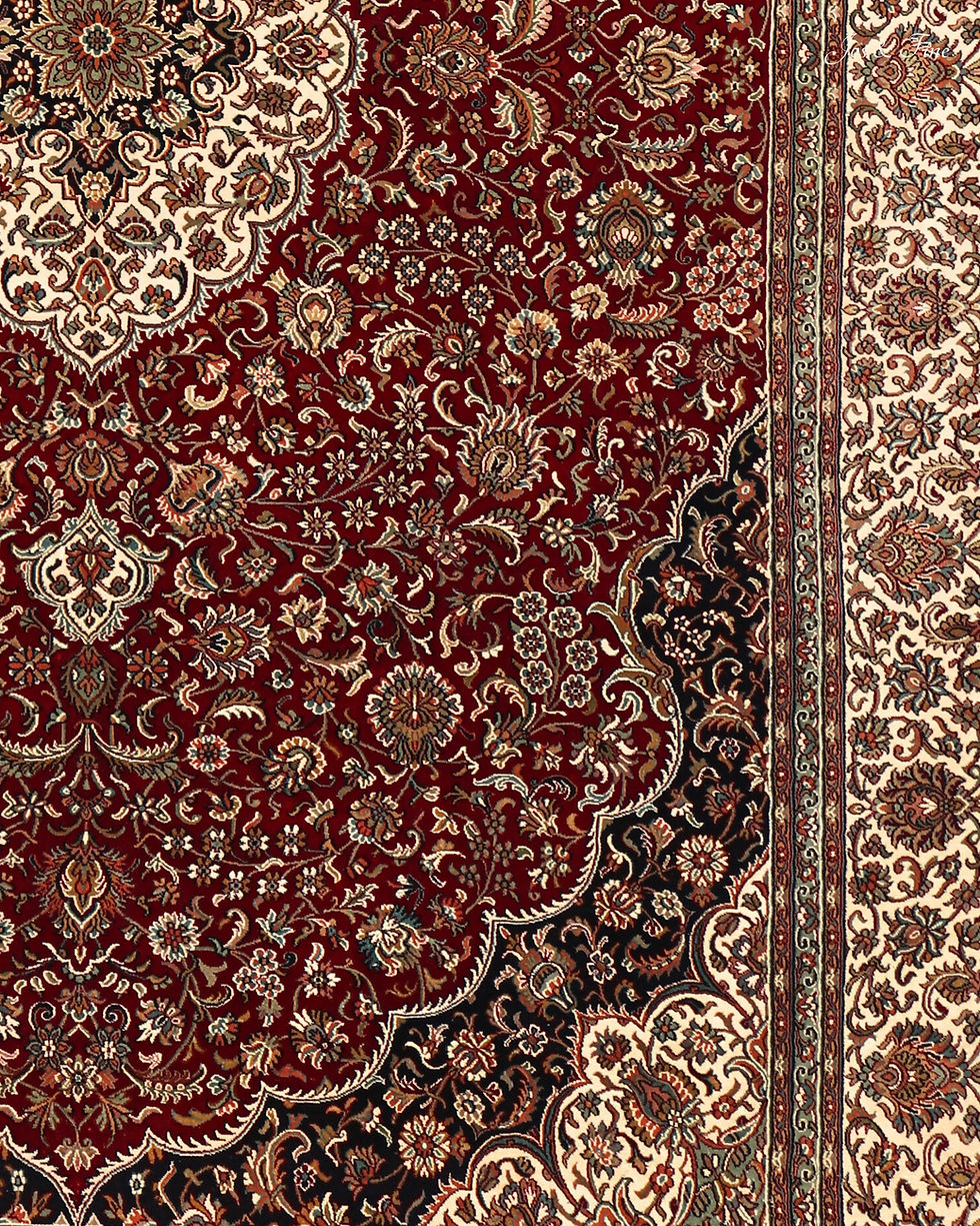 Thumbnail: Close up details of Jos and Fine Silk Carpet