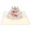 Thumbnail: Wedding cake pop up card
