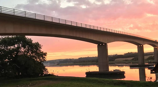 Torridge bridge at sunrise is a beautiful sight, a very early morning paddle can be rewarding