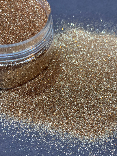 Sandy Beach || Gold Extra Fine Glitter ||