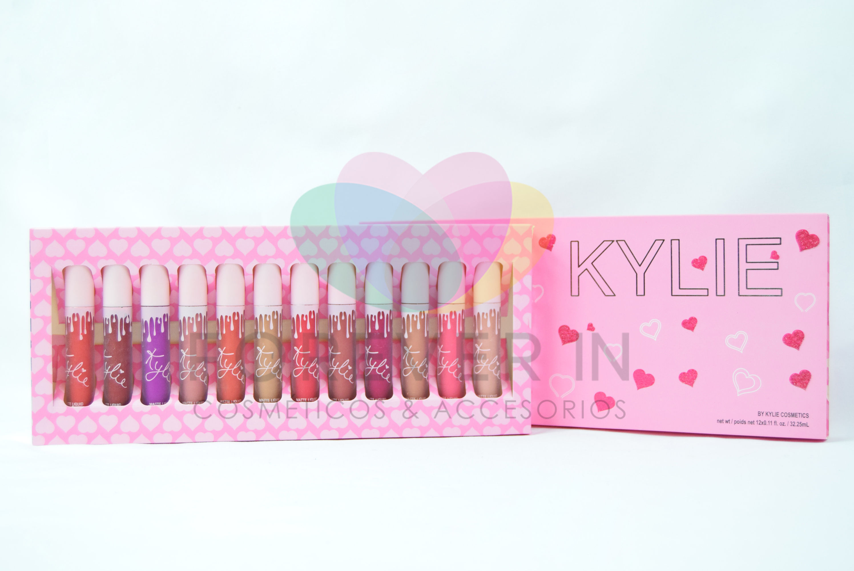 Set KYLIE Hearts (12 Gloss)