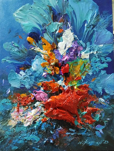 GRATITUDE #8
24x18nches
Acrylic on Canvas
2023
Php35,000