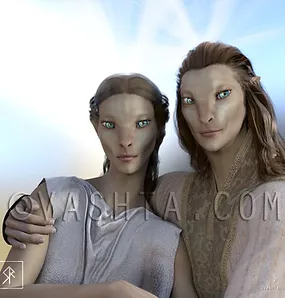 What is the Lyra Star Cluster & its Importance to Human Consciousness? 9 Aldanea-and-Asher_Atlantean.jpg