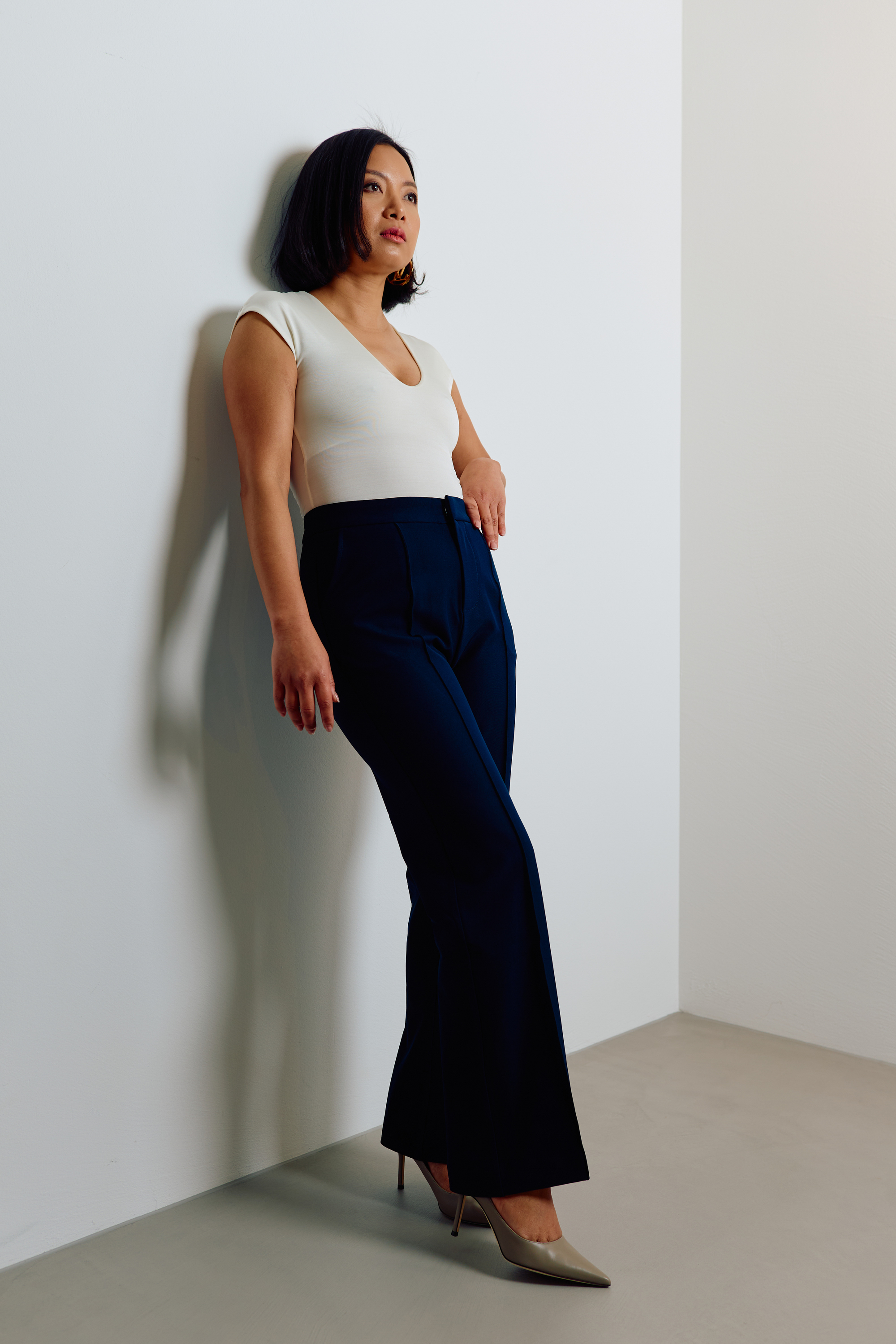 Marine blue Suit Pants