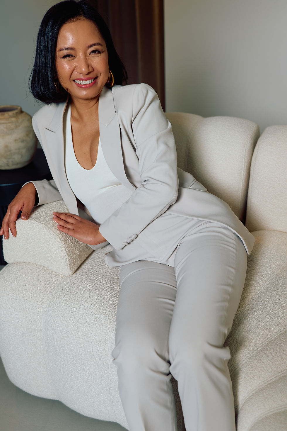 Miniaturbild: Vintage grey Suit Pants