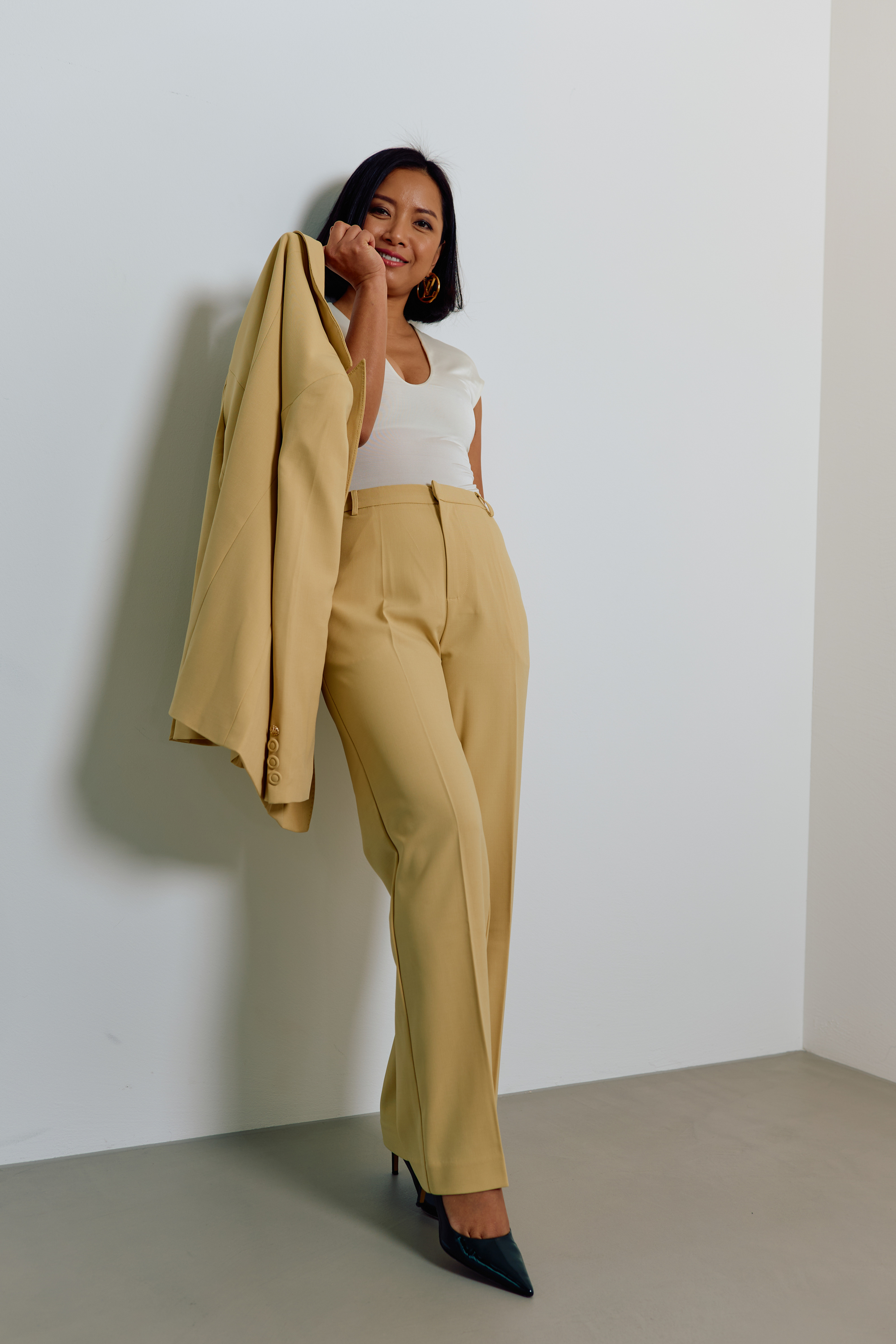 Yellow Suit Pants