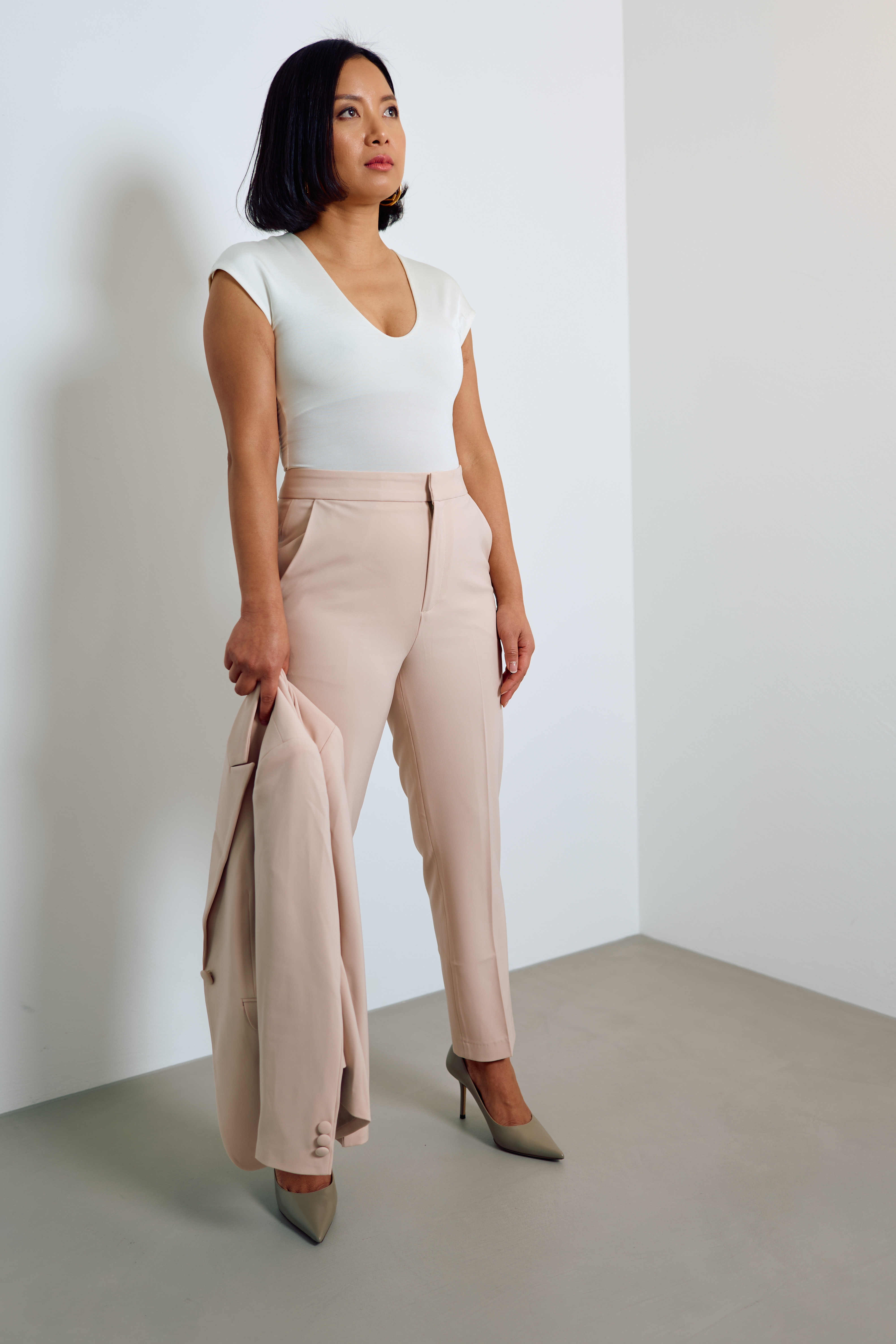Peach Suit Pants