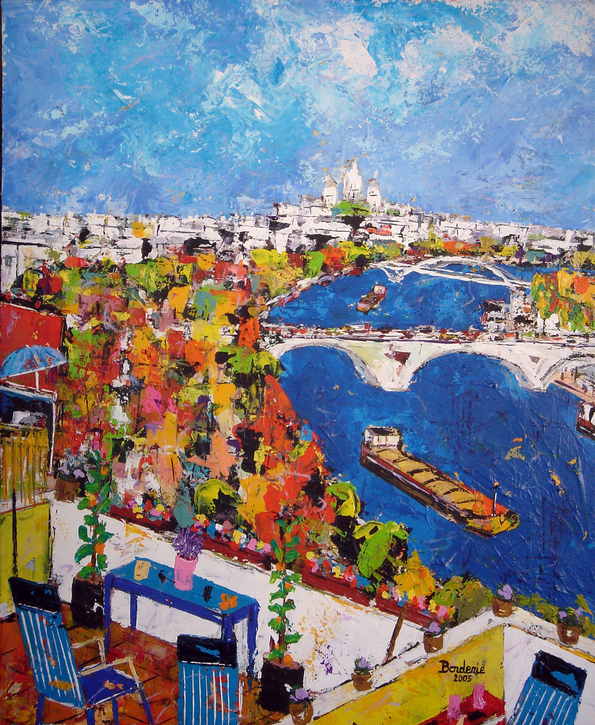 Terrasses,seine,Sacré-Coeur.