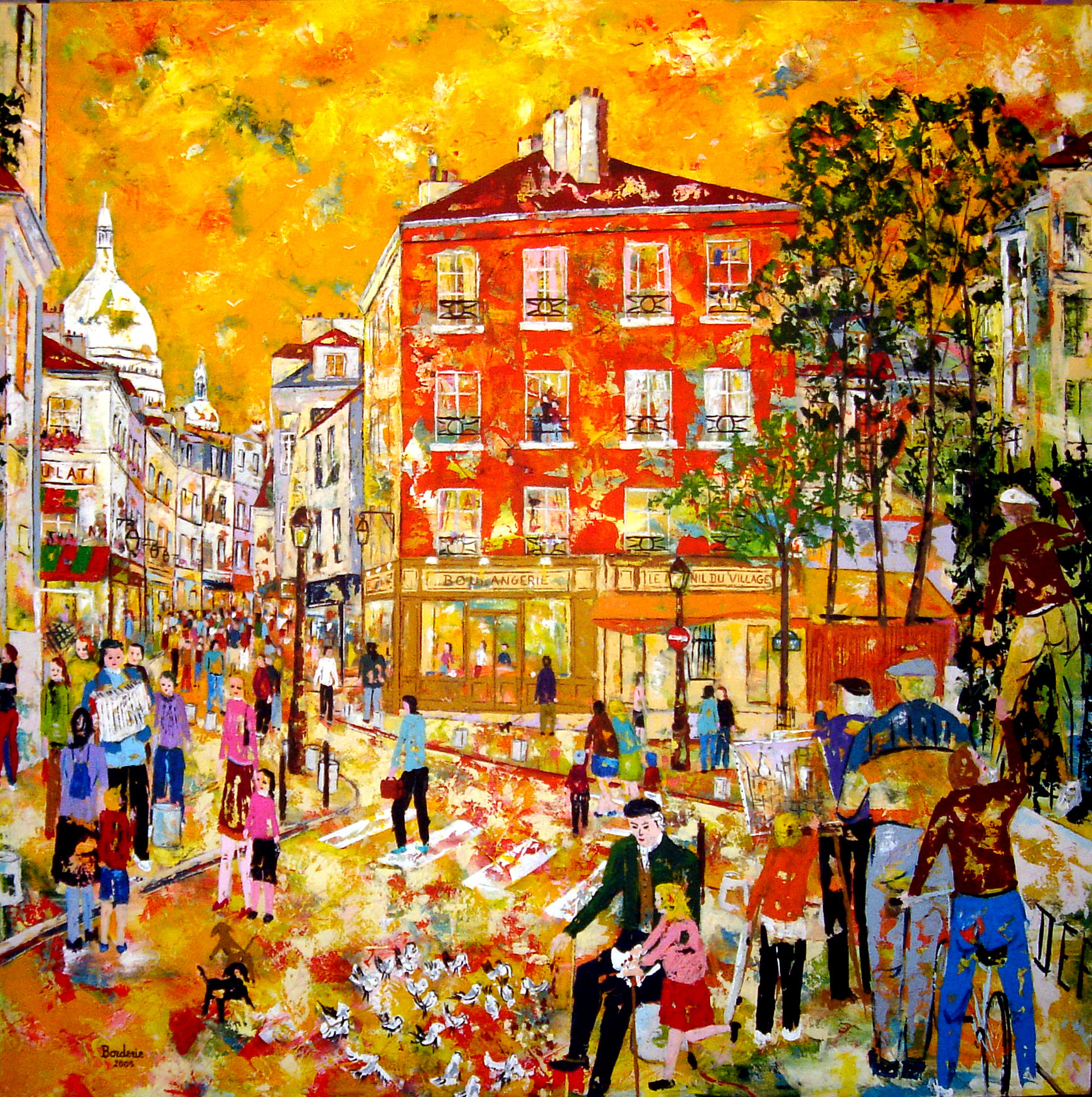 Les enfants de Montmartre et le viel