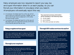 Payment Summaries are now called Income Statements and are easily accessible in myGov.
