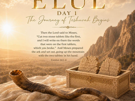 Elul: The Journey of Teshuvah Begins…