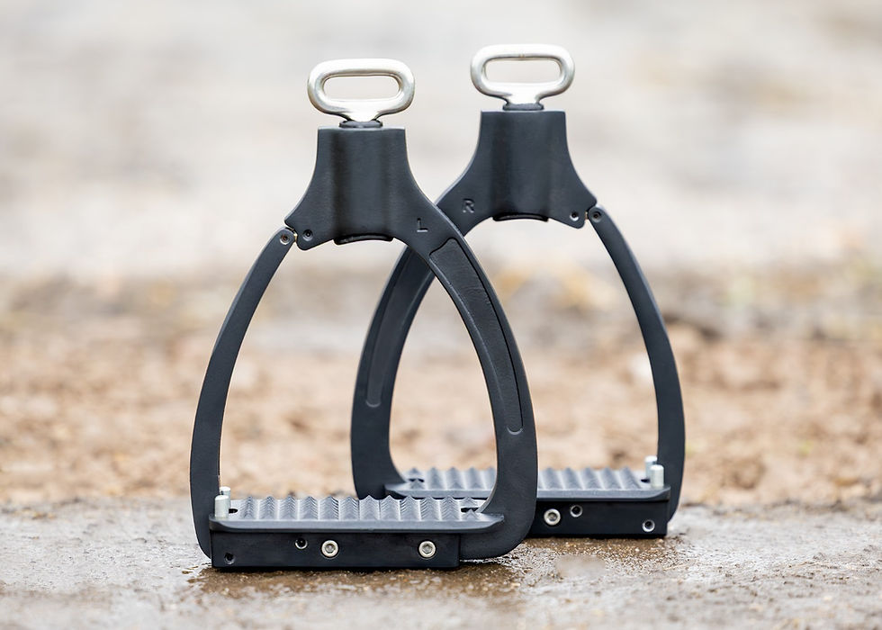 Thumbnail: Edix Nox Safety Stirrup Irons