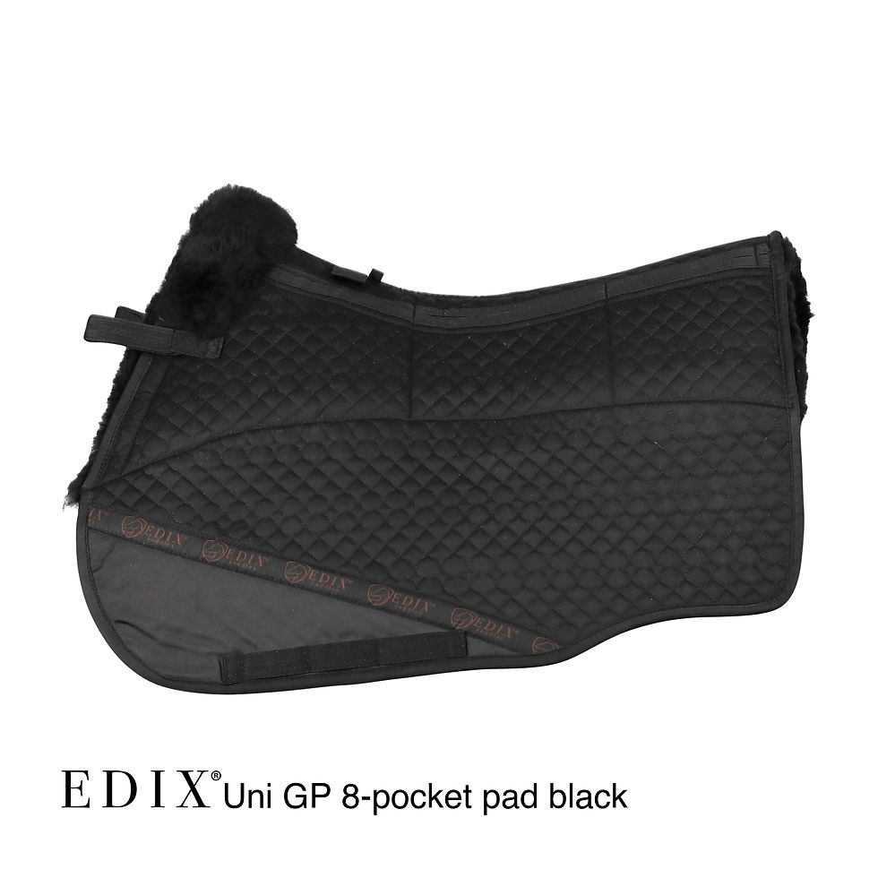 Thumbnail: Edix 8 Pocket Merino GP Saddle Pad