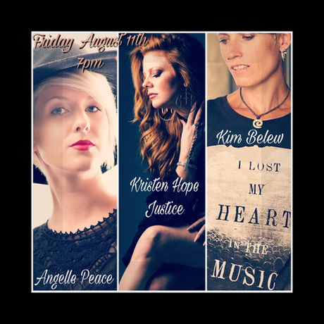 I'm excited to be hosting these two amazing positive music artists,  Angelle Peace and Kim Belew