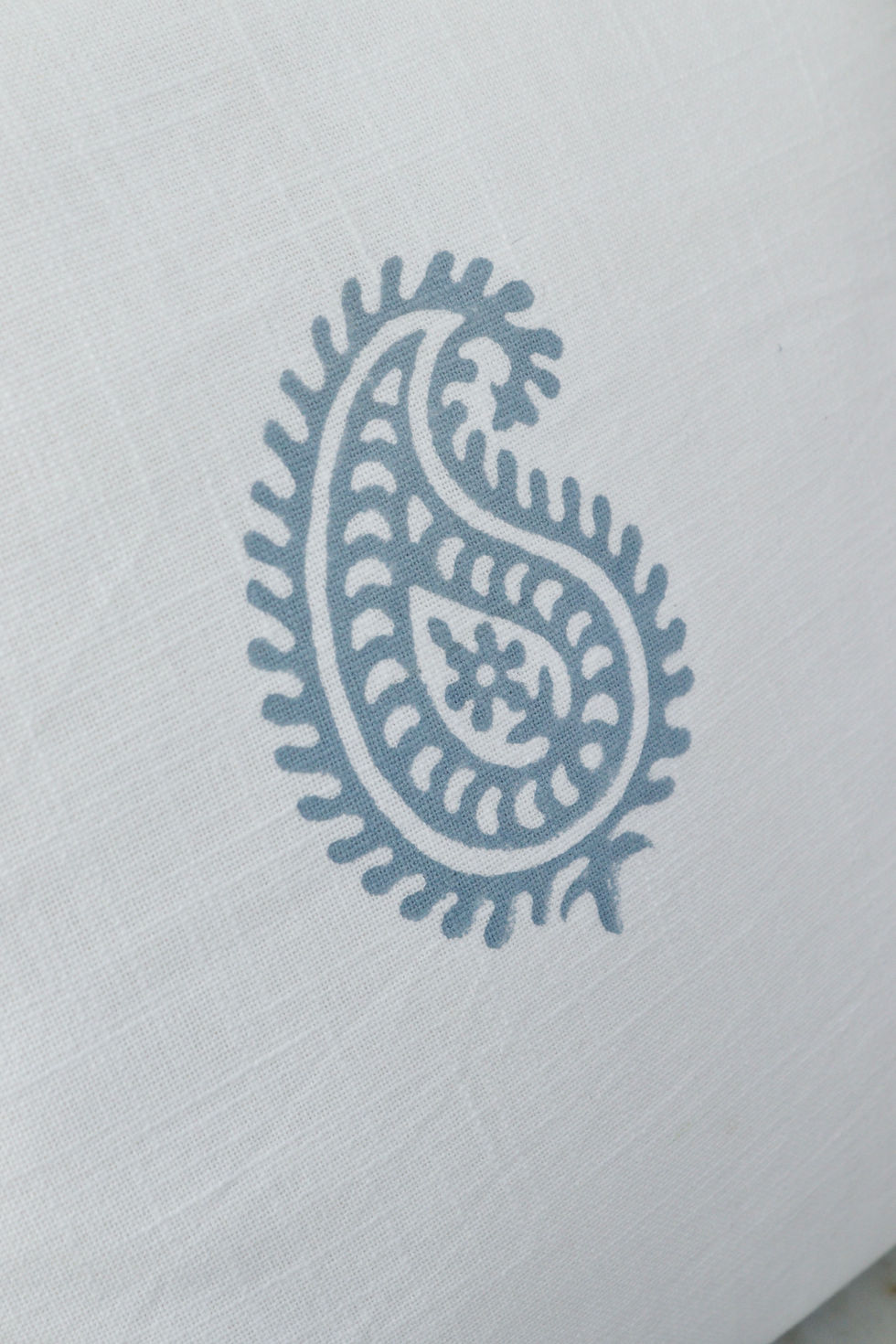 Thumbnail: Paisley Cushion Cover-Swedish Blue