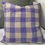 Thumbnail: Vintage Lavender Linen Check Cushion Cover