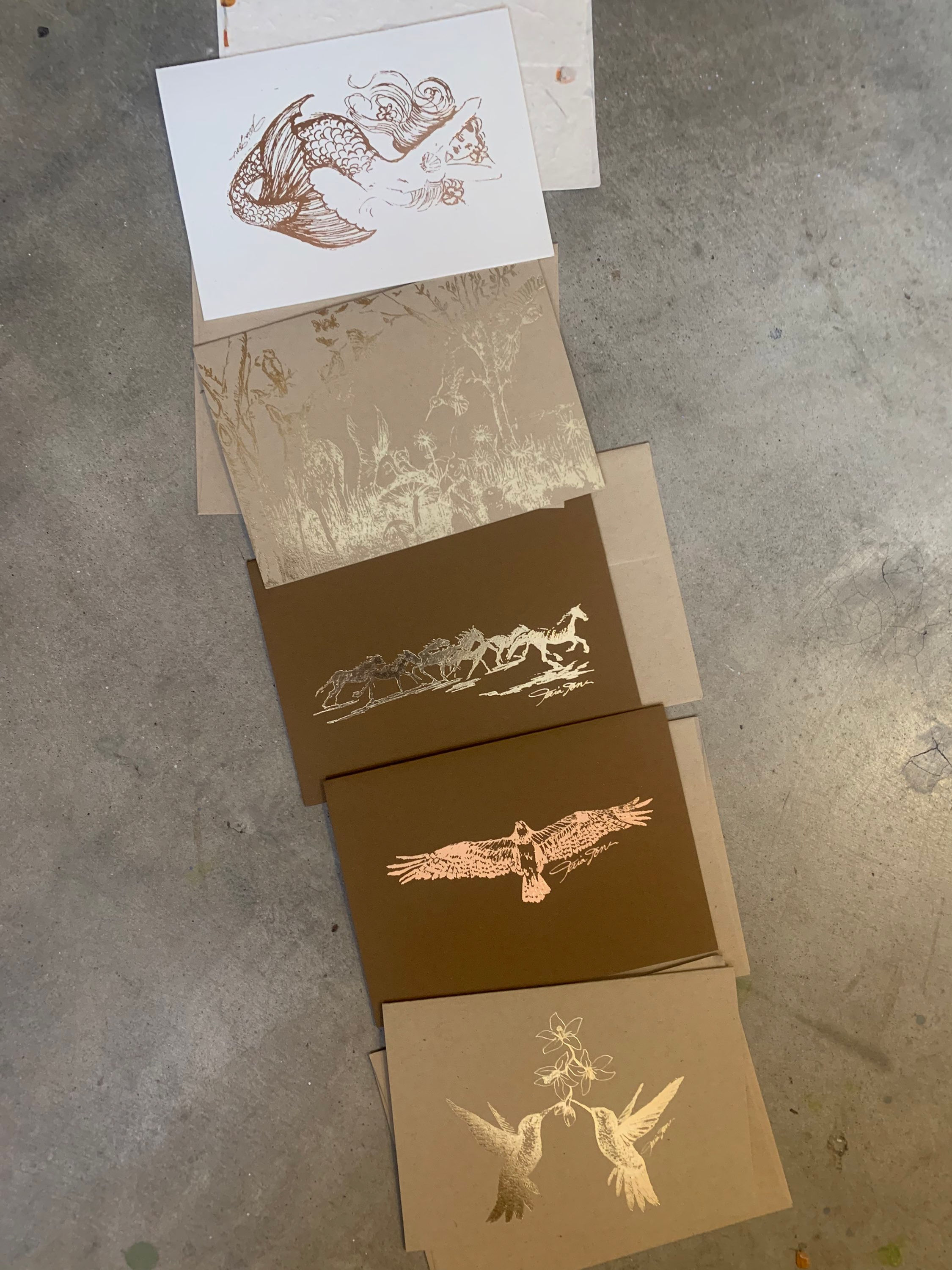 Art Greeting Card Set