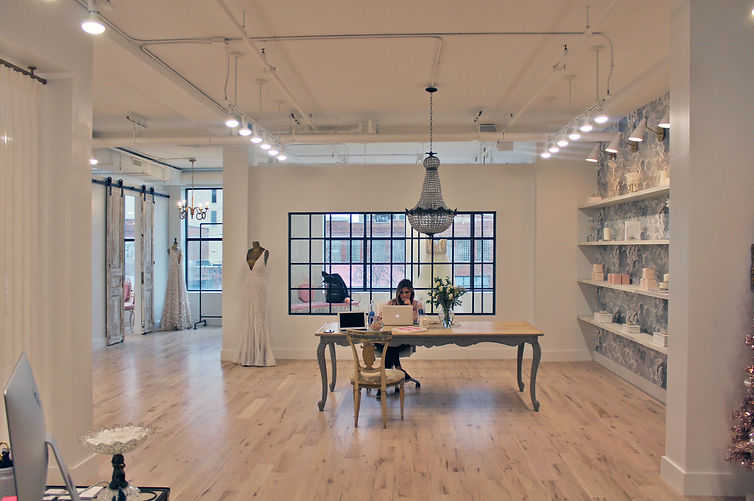 Alice in Ivory bridal shop located in Chicago's West Loop neighborhood