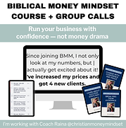 christian money mindset discipleship course for business women