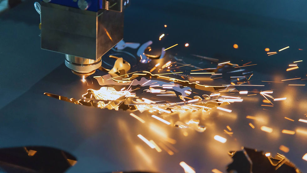 Custom metal fabrication Florida showcasing high-quality finished steel and aluminum parts.