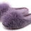 Thumbnail: Women's Velvet Memory Foam House Slipper