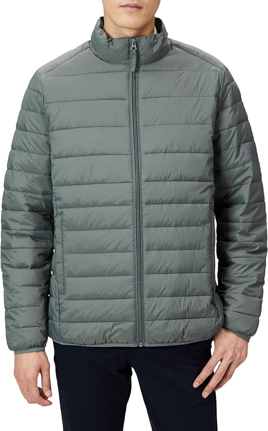 Thumbnail: Men's Packable Lightweight Water-Resistant Puffer Jacket