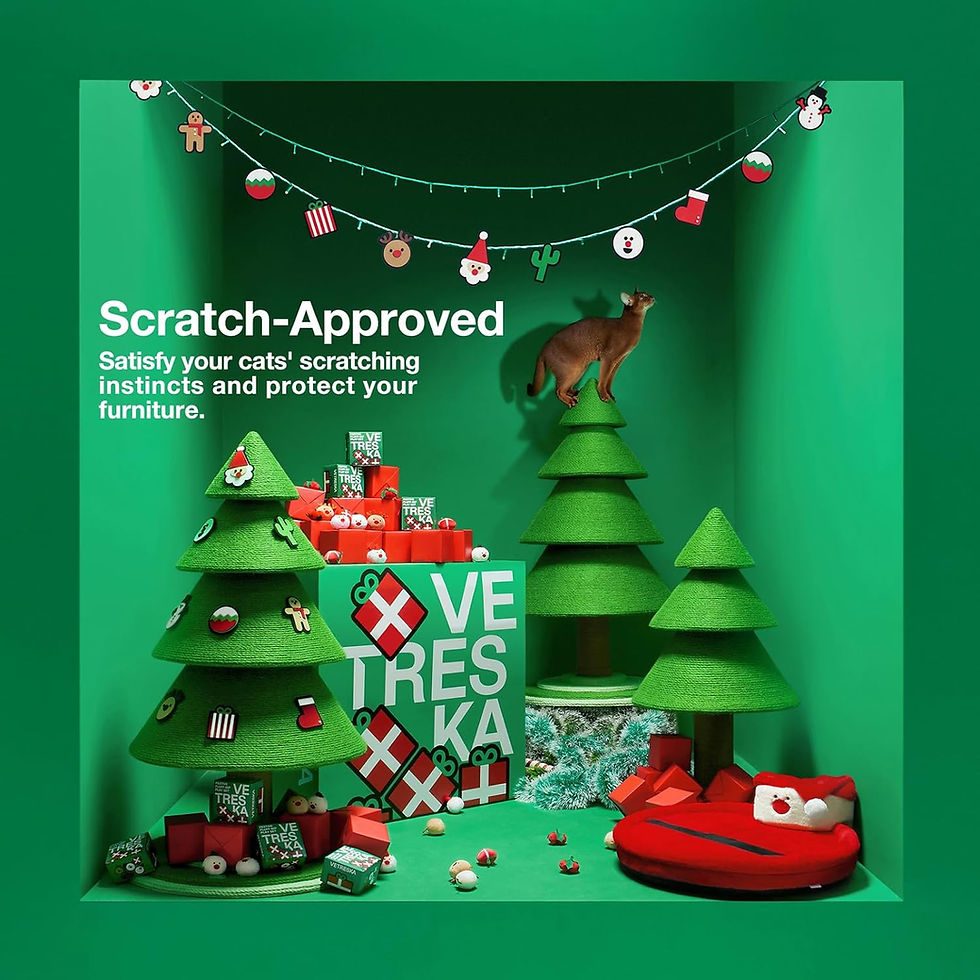 Thumbnail: Christmas Tree Cat Scratching Post
