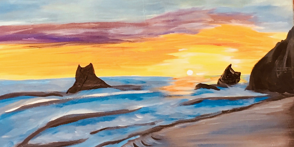 Pacific Sunset Artsy Party
