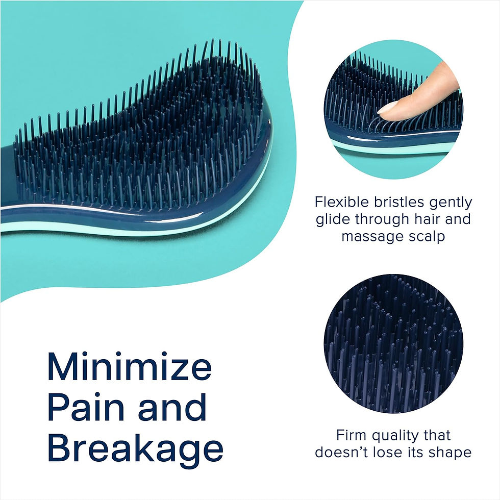 Thumbnail: Crave Naturals Glide Thru Detangling Brush for Adults & Kids - Hair Detangler B