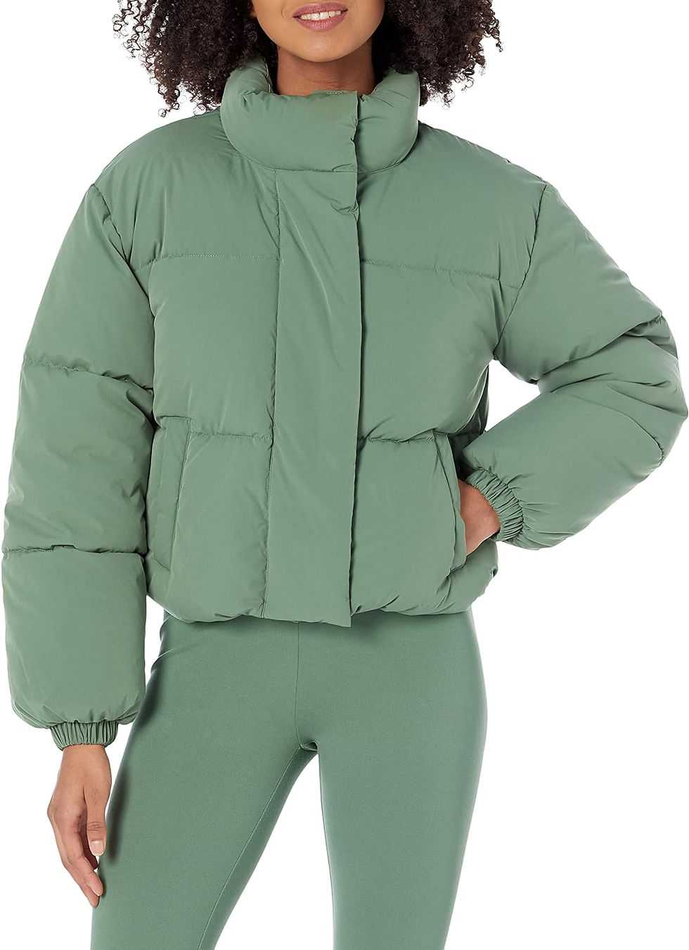 Thumbnail: Women's Crop Puffer Jacket